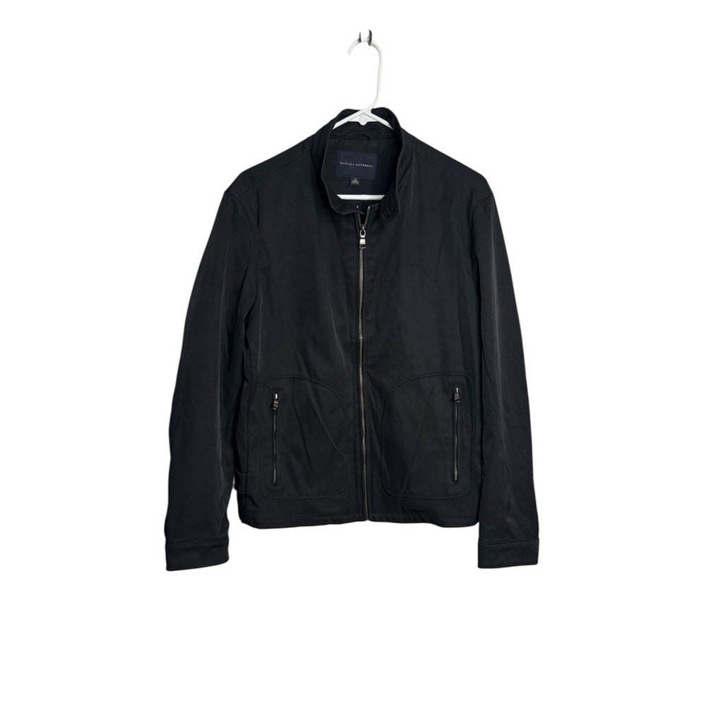 Banana Republic Men's Black Lined Lightweight Jacket size Medium